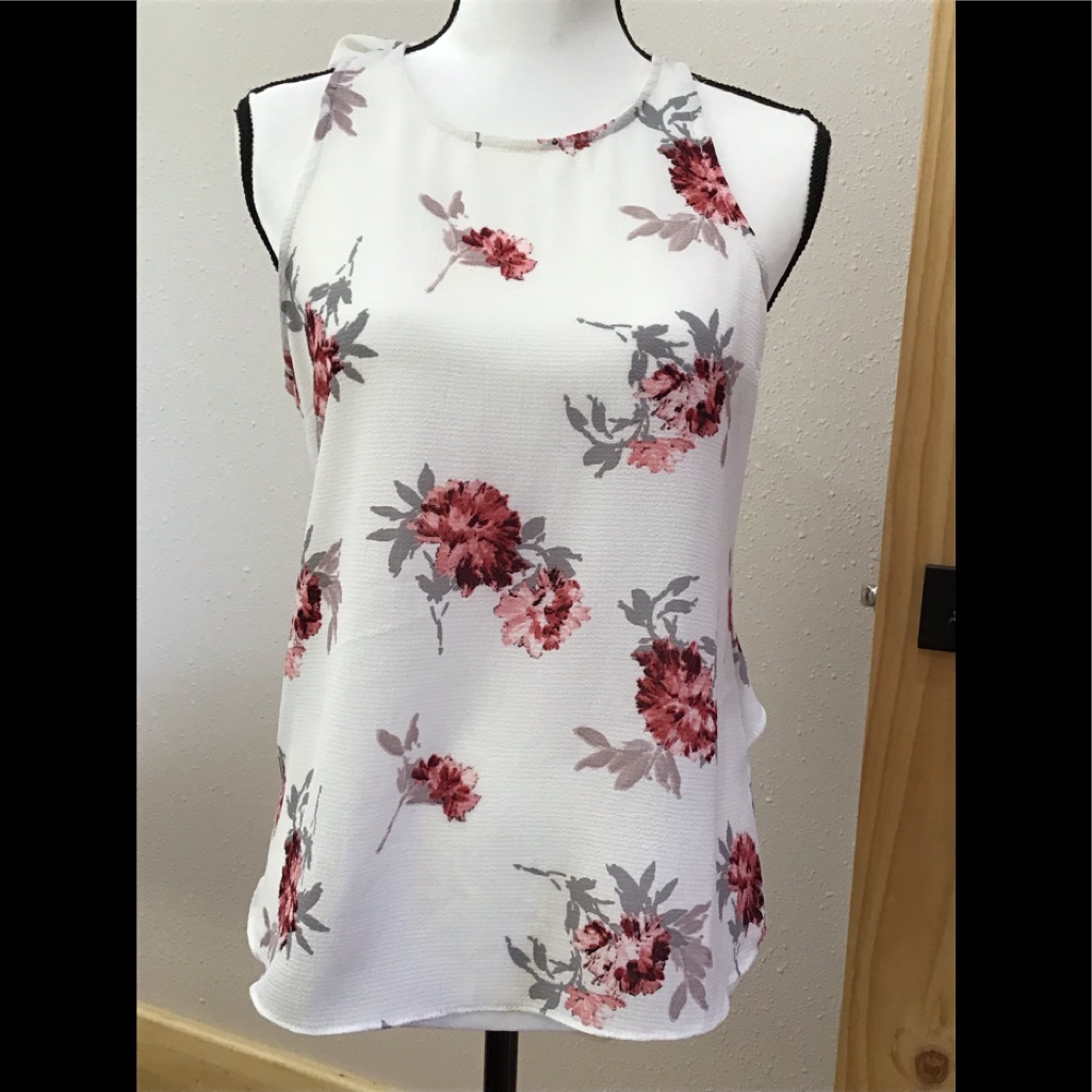 Sleeveless Floral Top
